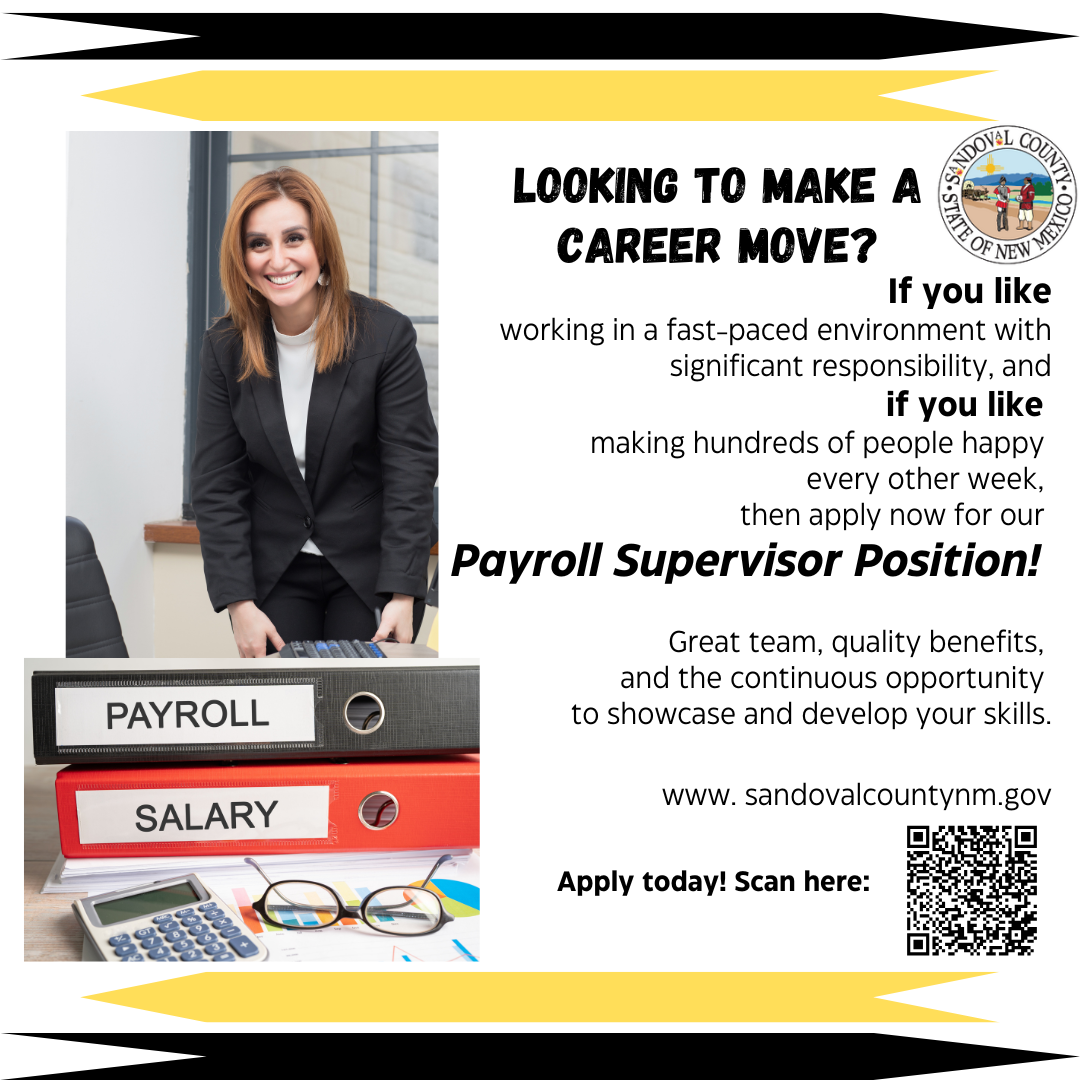 Payroll Supervisor Position