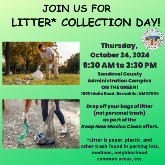 Litter Collection Day October 24, 2024